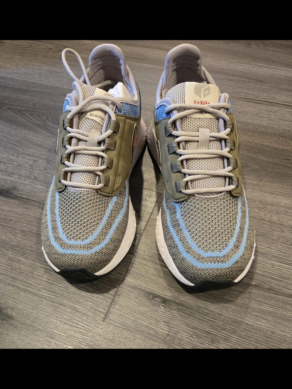 Women’s Olive & Blue Athletic Sneakers